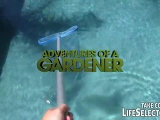 Sandy sucking off a gardener Interactive POV fuck