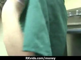 Sexy wild chick gets paid to fuck 17