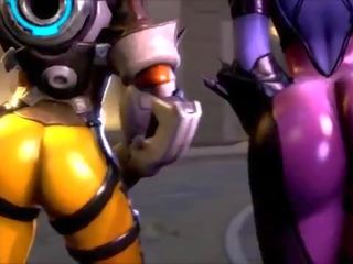 Overwatch é oversexxed tracer vs widowmaker rabos madness